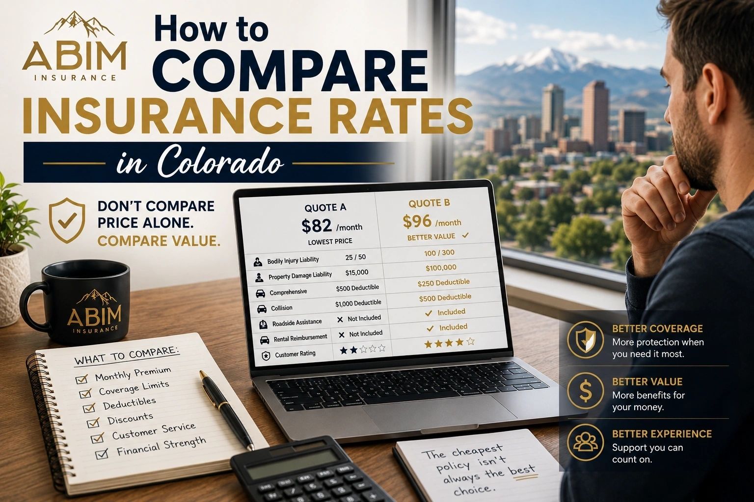 How to Compare Insurance Rates in Colorado