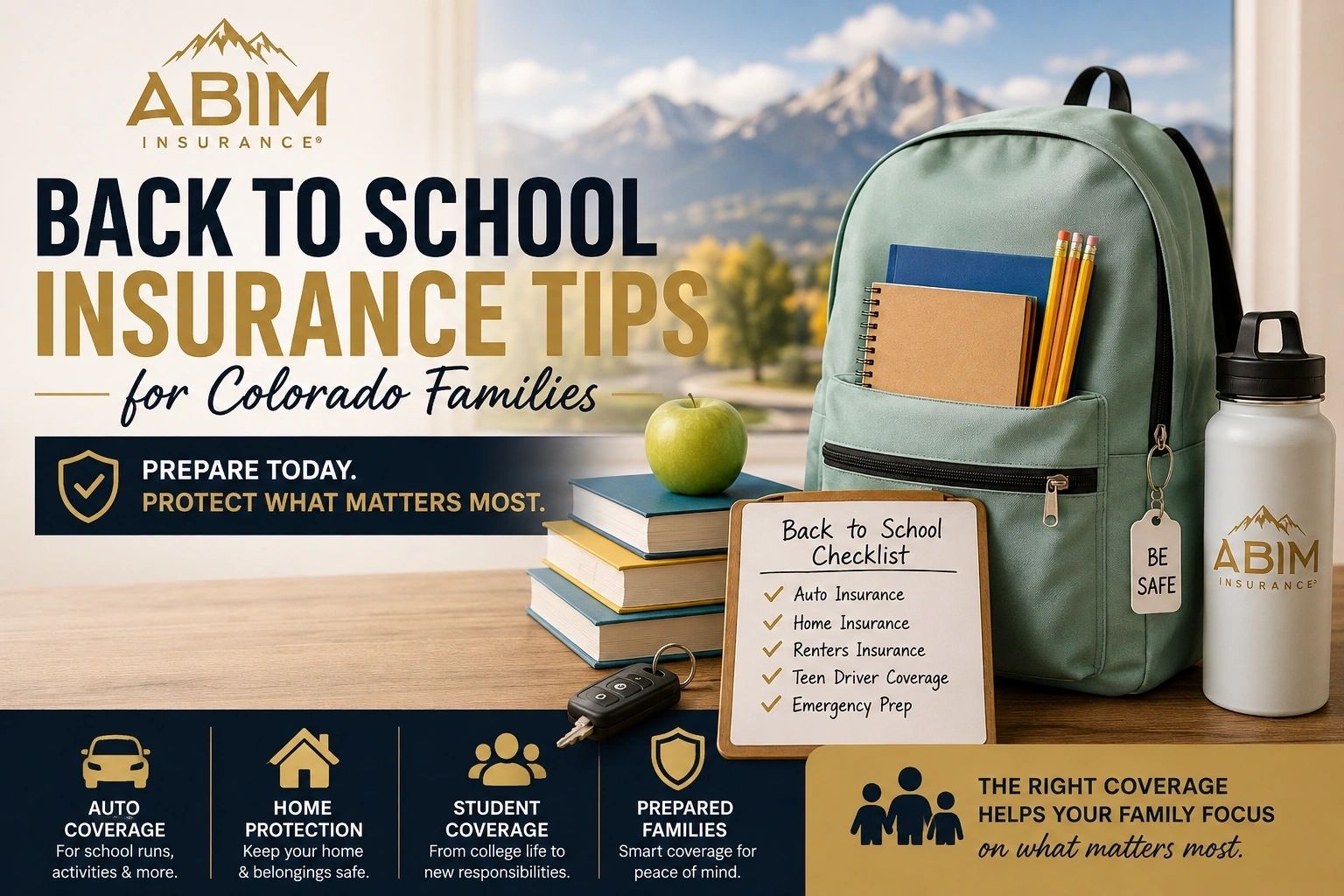 Back-to-School Insurance Tips for Colorado Families
